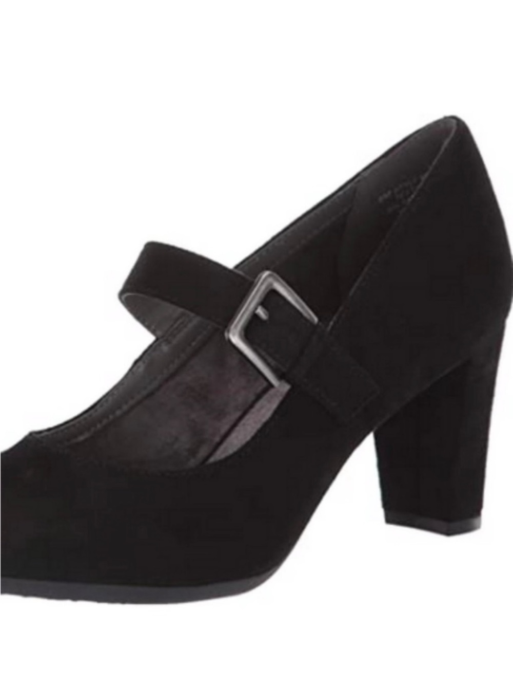 Giani Bernini Black Suede Mary Jane Heels NWT Size 7 - Picture 10 of 14